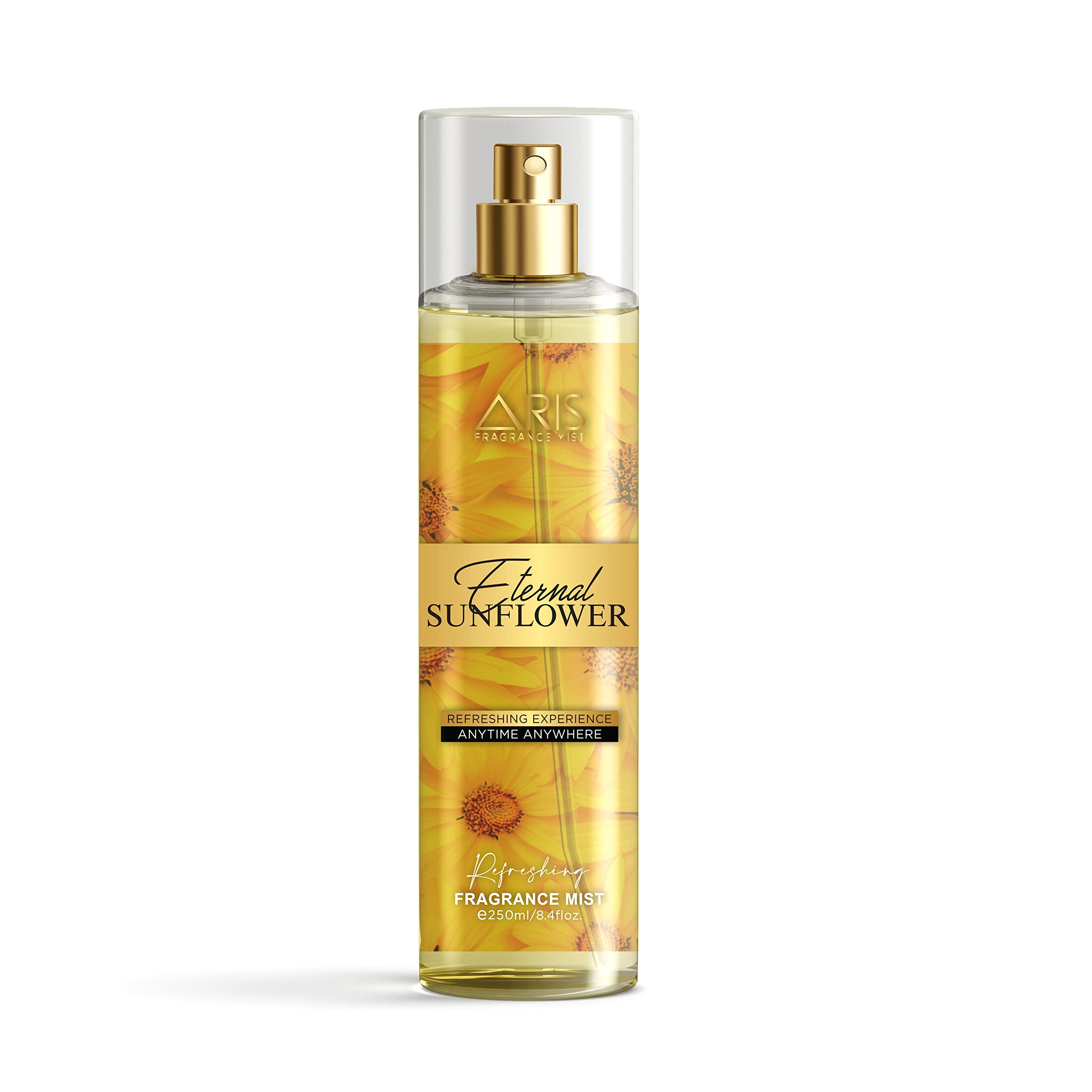 Aris Cosmetics Body Mist - Eternal Sunflower - Long Lasting Perfume for Women, 250ml