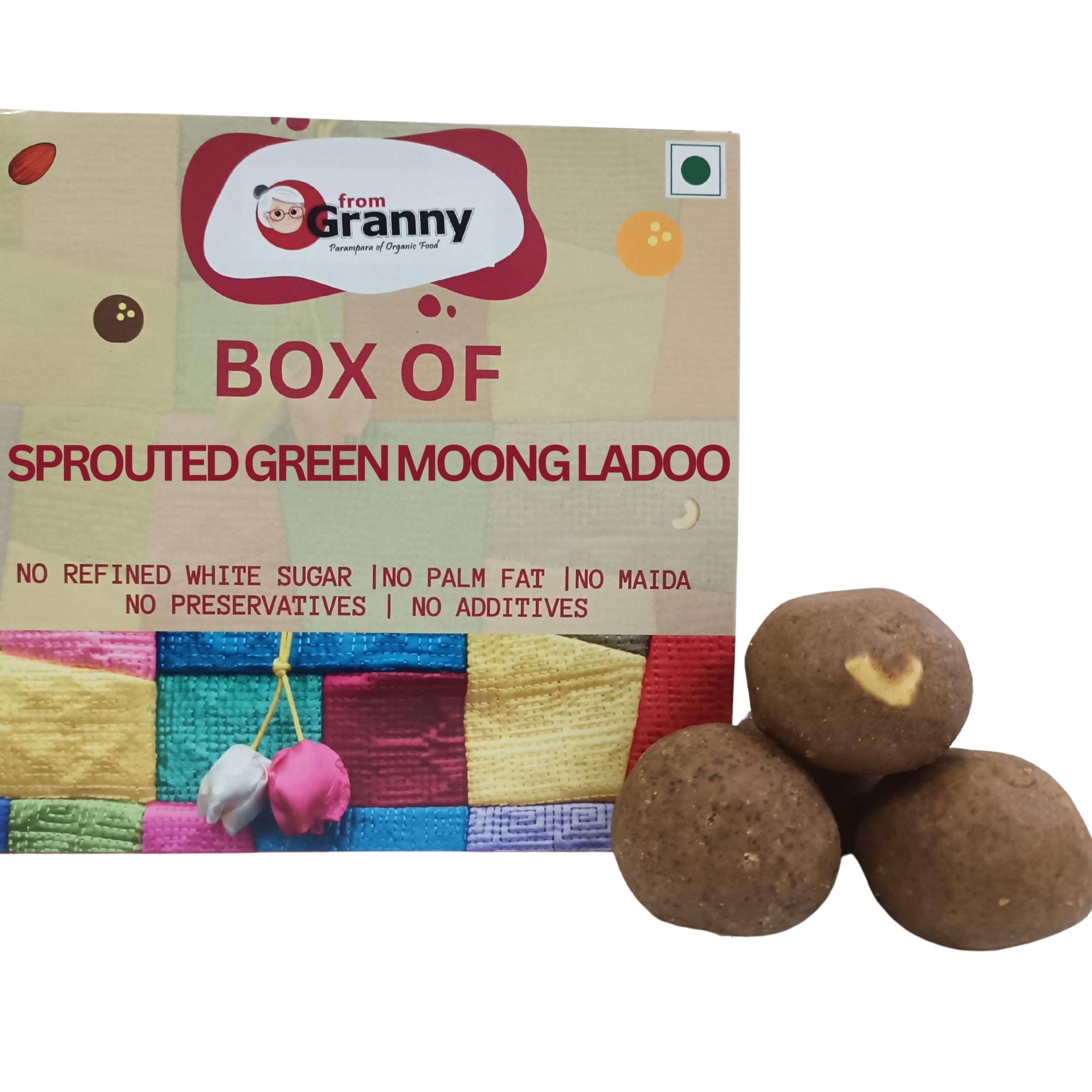 See full amazon price history chart for From Granny - Sprouted Green Moong Dal Ladoo | Made with Jaggery and Cow Ghee | Protein Rich Ladoo | Sprouted Green Moong Dal Ke Laddu | Sprouted Green Gram Laddu | Gluten Free Snacks From Granny - Sprouted Green Moong Dal Ladoo | Made with Jaggery and Cow Ghee | Protein Rich Ladoo | Sprouted Green Moong Dal Ke Laddu | Sprouted Green Gram Laddu | Gluten Free Snacks (B0CRHHJS6Y) Amazon Price History, Amazon Price Tracker