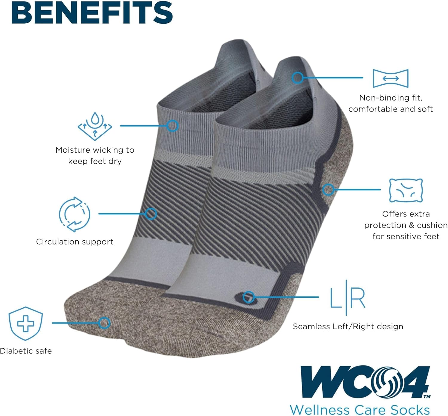 OrthoSleeve Diabetic & Neuropathy Socks (3 Pack) - Image 5