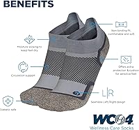 Vista 5 de Calcetines OrthoSleeve para diabéticos y neuropatía (paquete de 3)