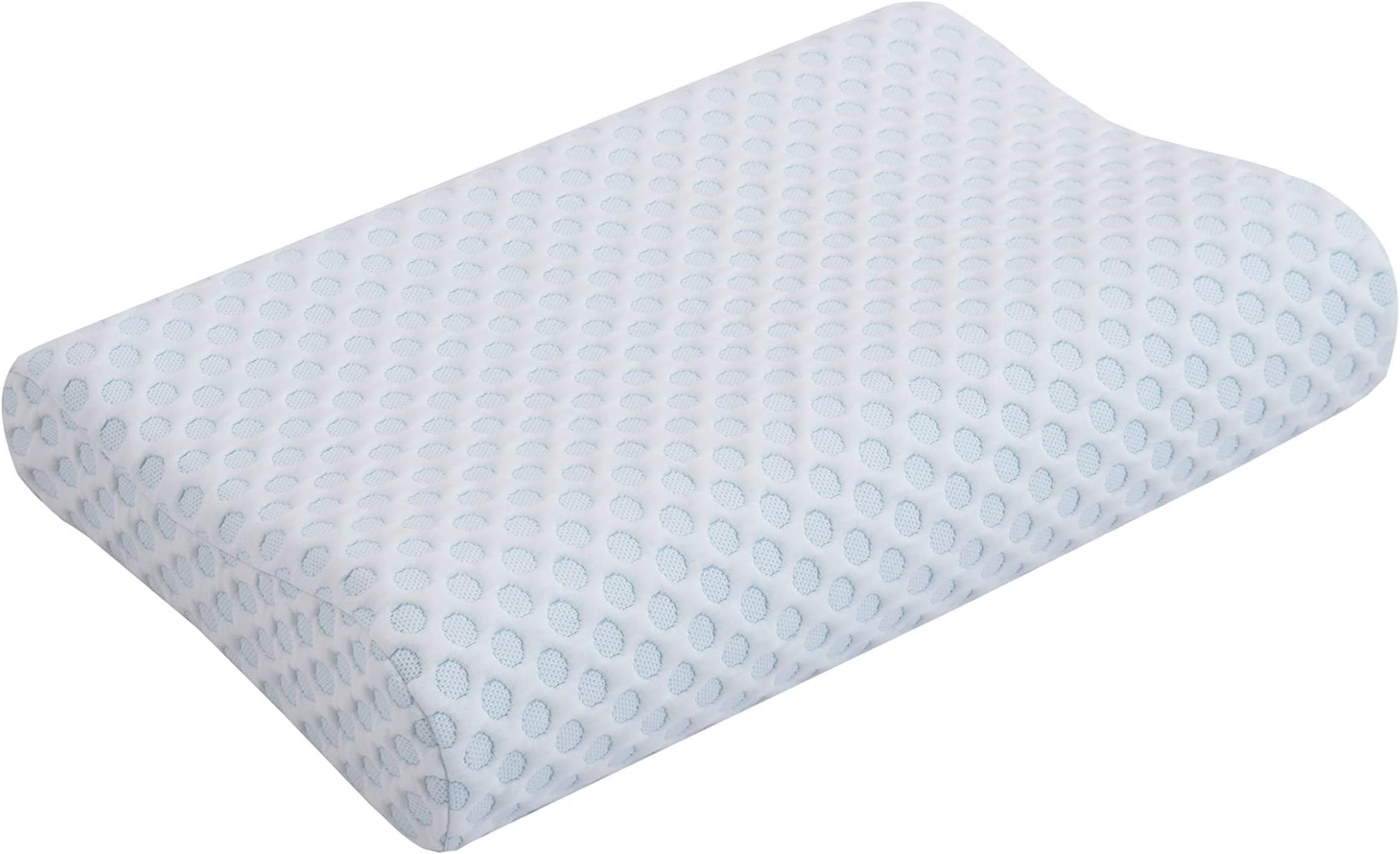Hcore Bamboo Charcoal Memory Foam Pillow Neck Pain - Gel Neck Pillow for Sleeping, Side Back Stomach Sleepers - Firm Contoured, Tencel Cover - Ventilated Breathable - CertiPUR-US