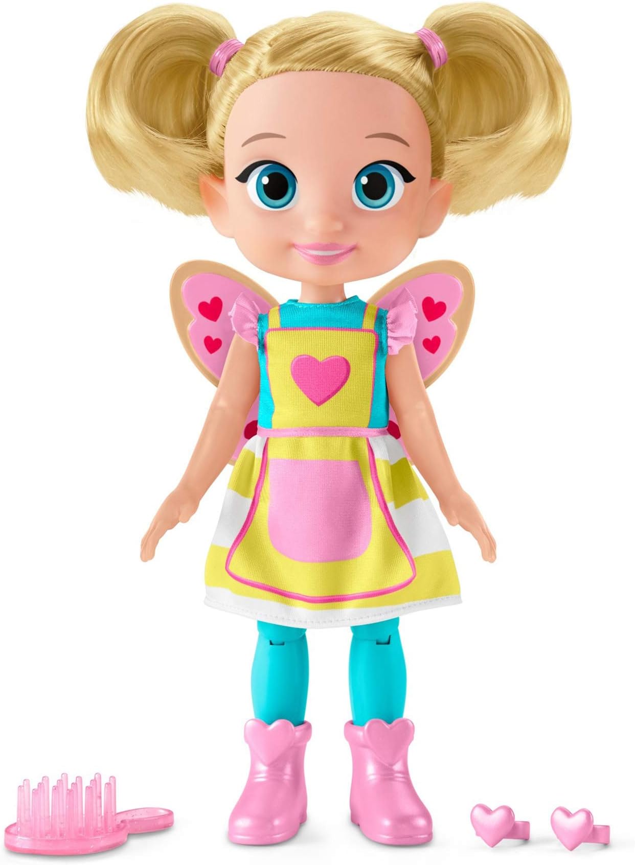 ​Fisher-Price Nickelodeon Butterbean's Café Fairy Sweet Scented Cricket 11-inch Doll with Hairbrush Accessory