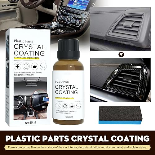 Miniatura 2 de LONGLUAN Revestimiento de cristal de piezas de plástico, revestimiento de cristal para plástico del carro, revestimiento de cristal para piezas de