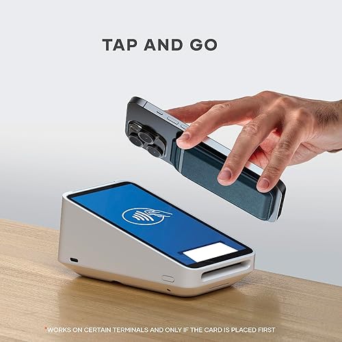 Miniatura 9 de Satechi Cartera magnética Magsafe y soporte de doble solapa, cartera para iPhone con 4 ranuras para tarjetas, solapa frontal NFC Pass Through para