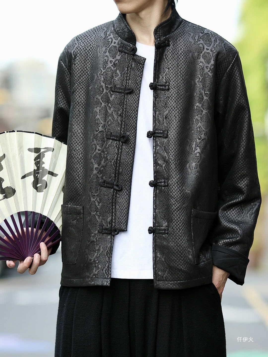 Men's Shirt Chinese Style Autumn Loose Stand Collar Tang Suit