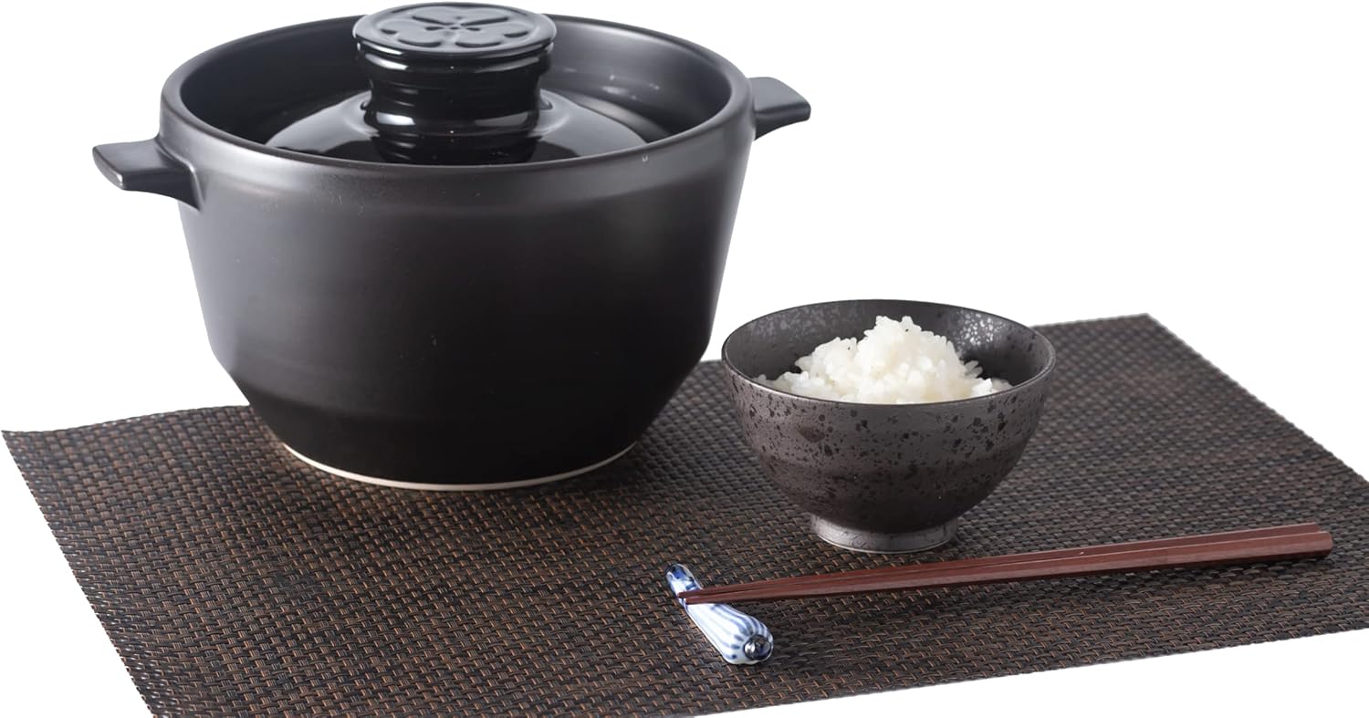 Arita Ware Hachi Rice Cooker Handmade Hotpot Made in Japan Home & Kitchen
