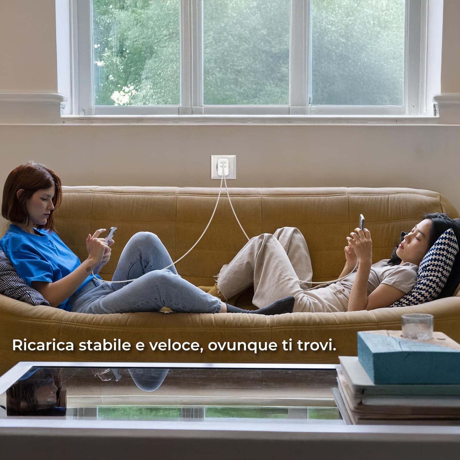 VulTech CC45-1C1A - uniwersalna ładowarka 45 W GaN USB + Type-C/USB-C PD3.0 QC3.0 PPS, kompatybilna ze smartfonami, tabletami i notebookami - biała, kompaktowa