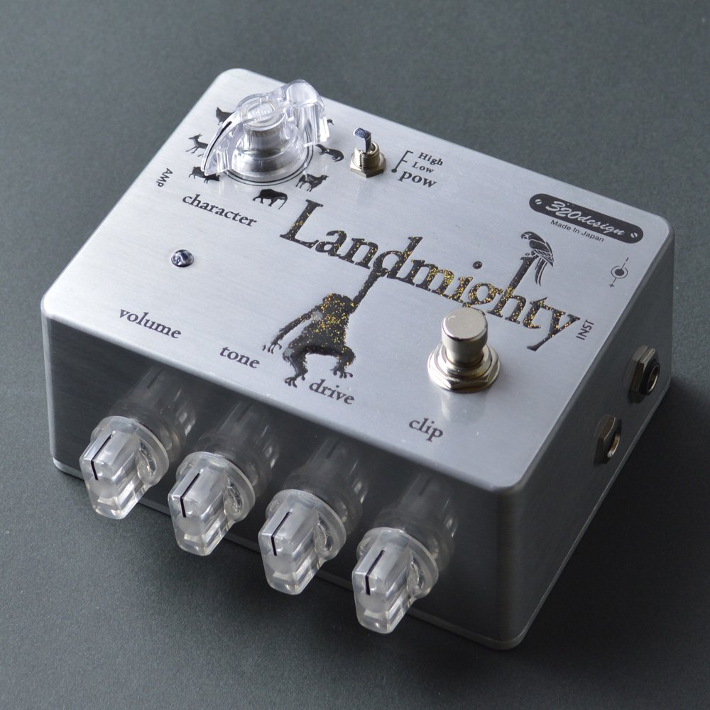 Amazon.co.jp: 320design Landmighty オーバードライブ エフェクター