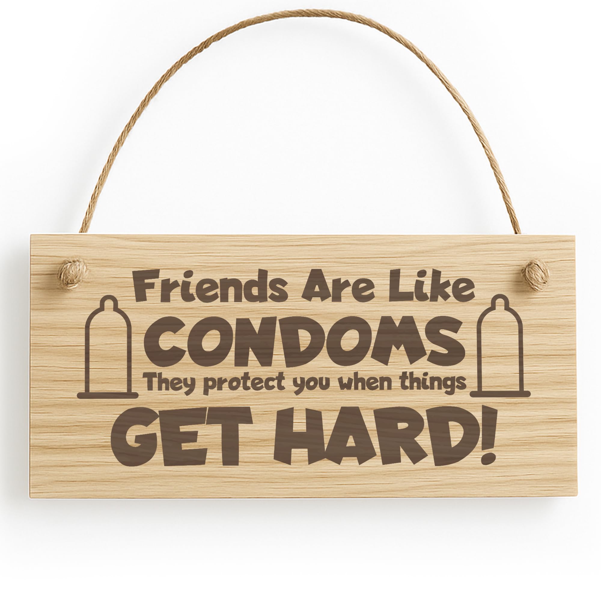 Red Ocean Funny Friendship Plaque, Engraved Wood Sign For Friends, Cheer Up For Friends, Birthday Best Friend, Funny Friendship Women Friend