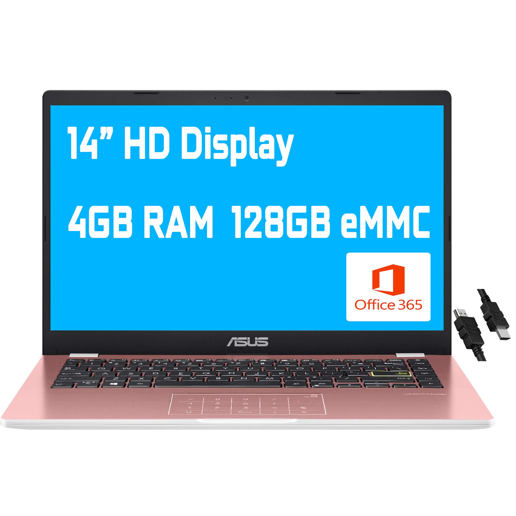 Asus Vivobook E410MA Thin and Light Laptop 14” HD Display Intel Celeron N4020 4GB RAM 128GB eMMC Sto