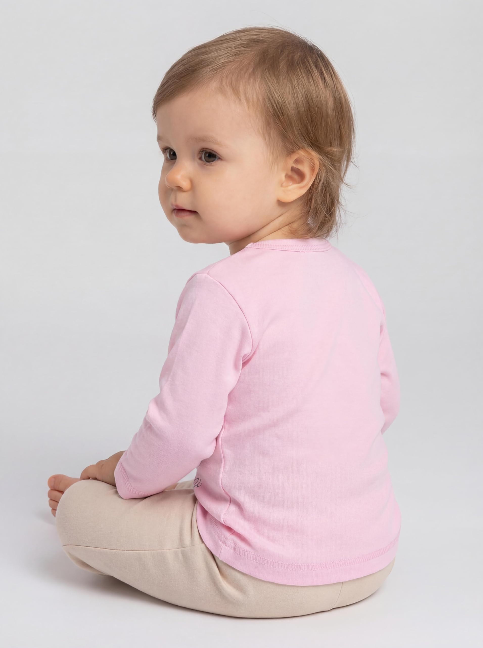 TupTam Blouses bébé à Manches Longues imprimé, Lot de 3