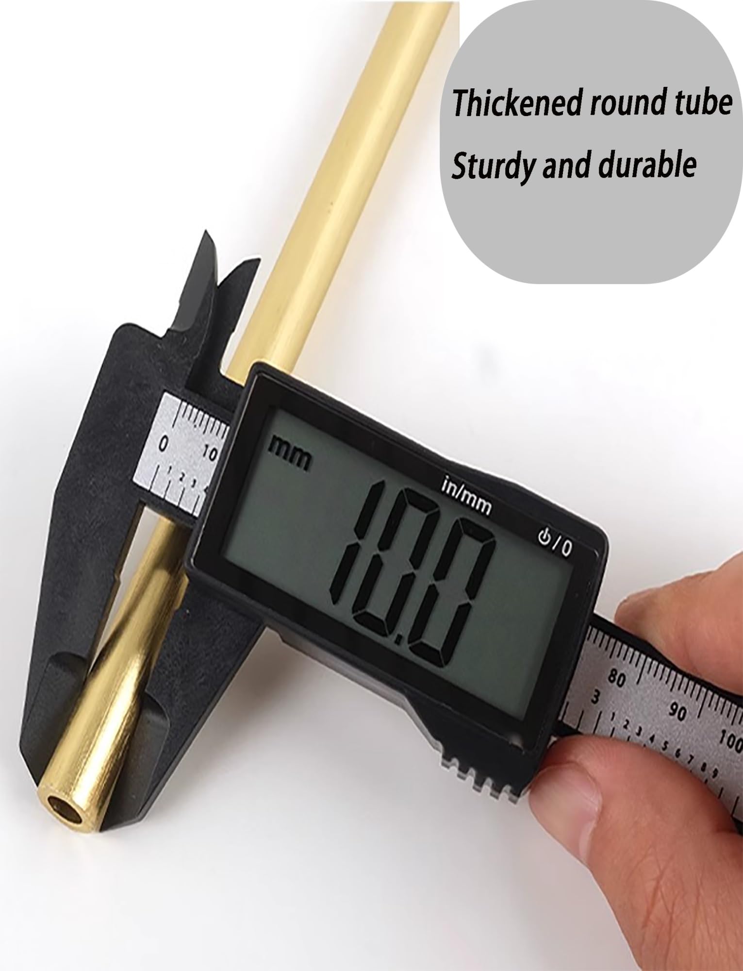 Genérico Perfil de Borde de aleación de Aluminio Dorado - Barandilla Decorativa para armarios, estanterías, mesas y botelleros - Paquete de 2 perfiles de 90 cm para Paneles de Madera, protección y em