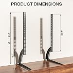 Rfiver Universal TV Stand, TV Legs Tabletop for 22 to 65 inch Plasma LCD LED Flat Screen TVs, TV Mount Holds up to 88lbs, Max VESA 800 x 500mm, Height Adjustable TV Base