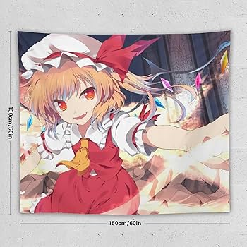 「ダイワスカーレット」高品質布A4ポスター Amazon.co.jp: タペストリー 東方シリーズ フランドール