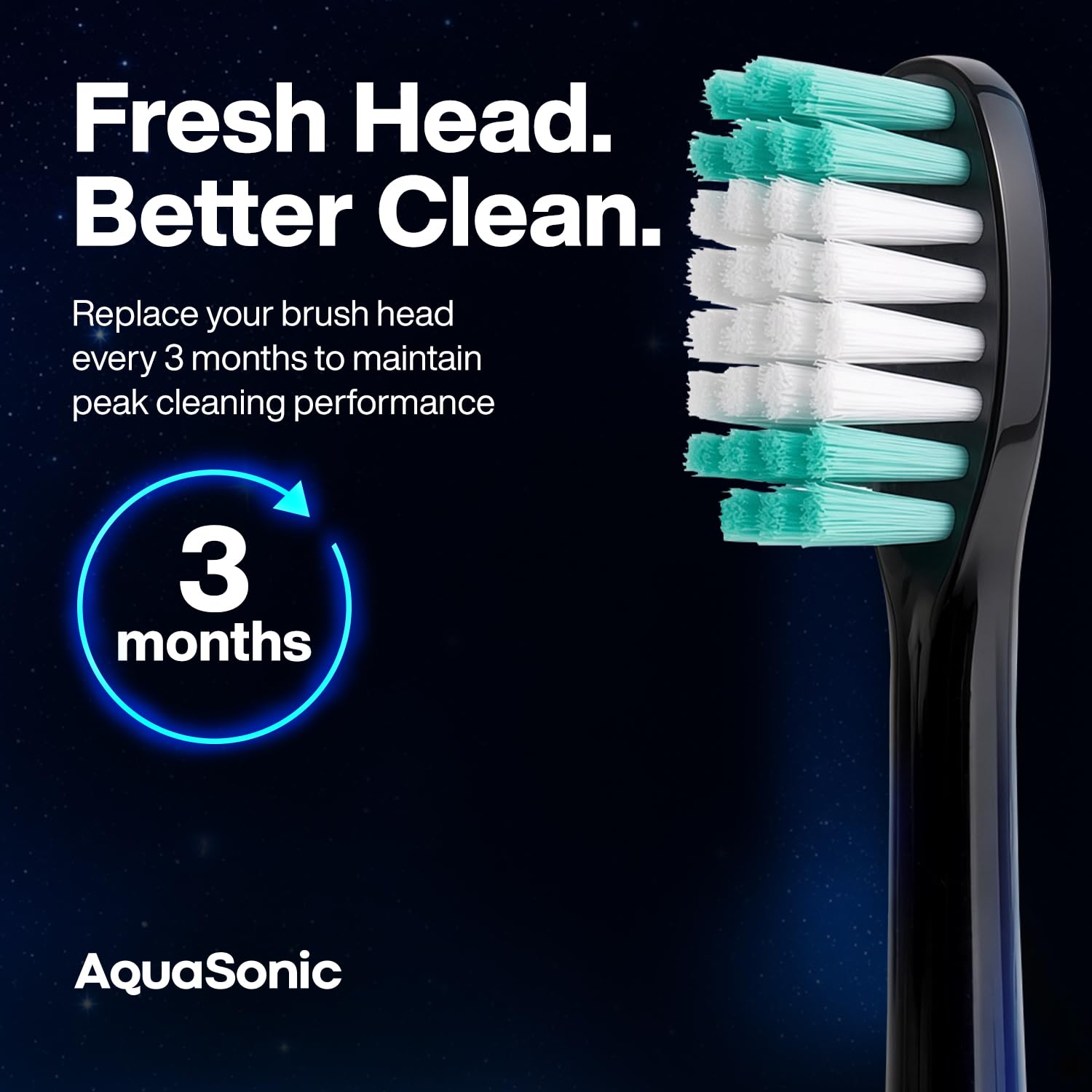 AquaSonic Brush Heads - 8 Pack Replacement -4 AquaSonic Brush Heads - 8 Pack Replacement -4