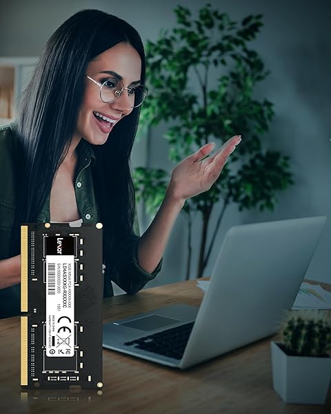 Lexar SODIMM DDR4 RAM 32GB Kit (2x16GB), 3200MHz DRAM, DDR4 260 Pin SODIMM Laptop RAM, Laptop Memory, High Performance SO-DIMM, Laptop Memory - 2