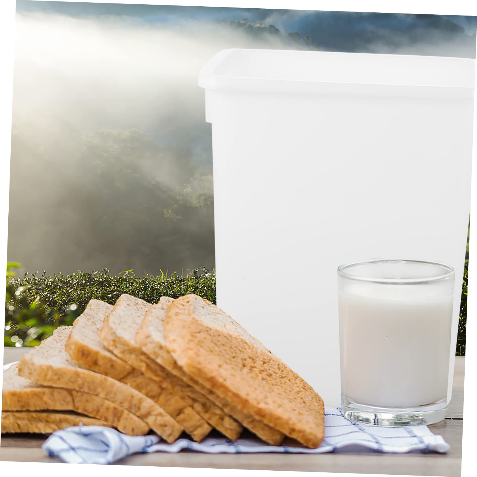 BRIGHTFUFU Superior Pp Material Thickened Barrel Plastic Bucket for Juice Water and Drink Storage Lid