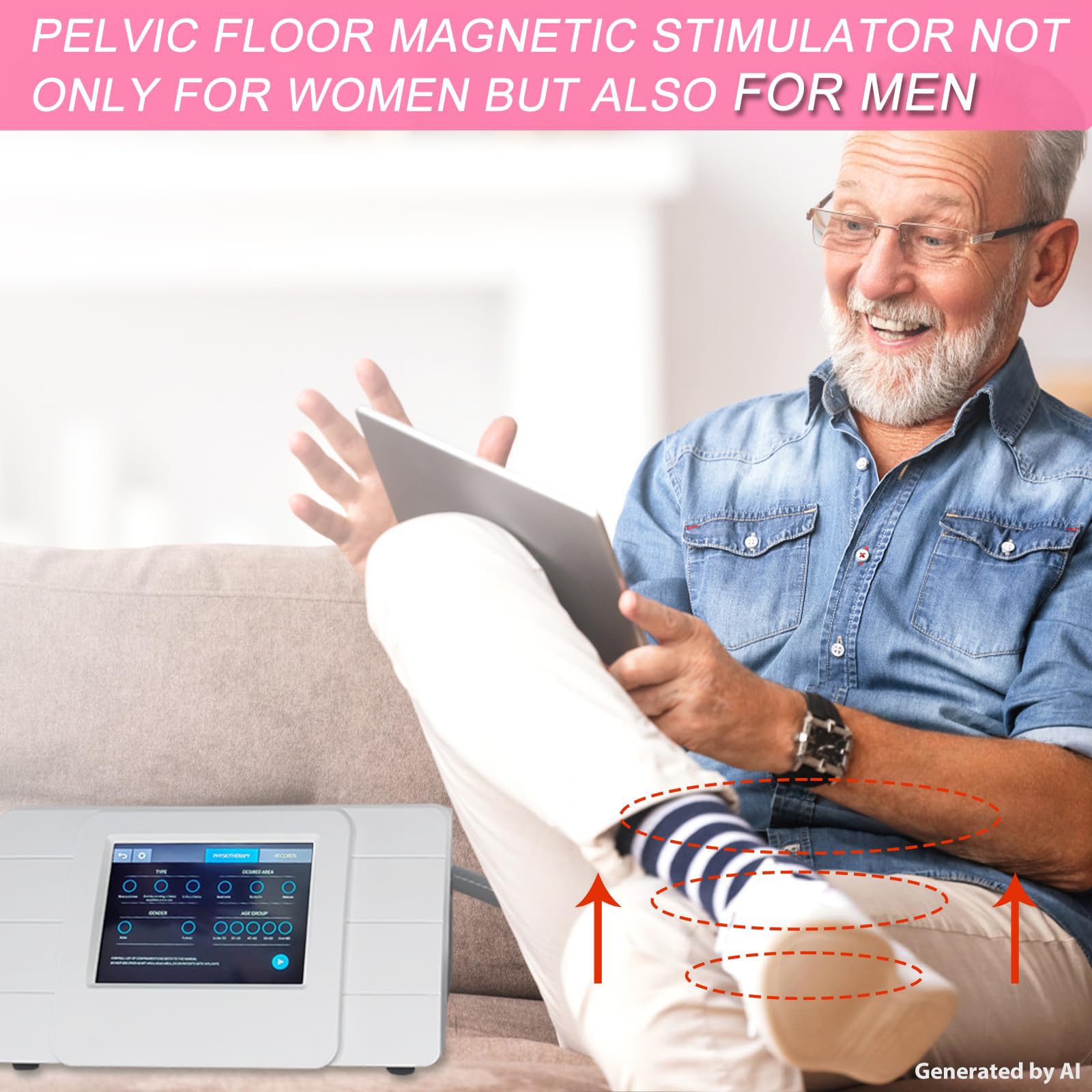 Pelvic Floor Exerciser - Strengthen Muscles at Home -8 Pelvic Floor Exerciser - Strengthen Muscles at Home -8