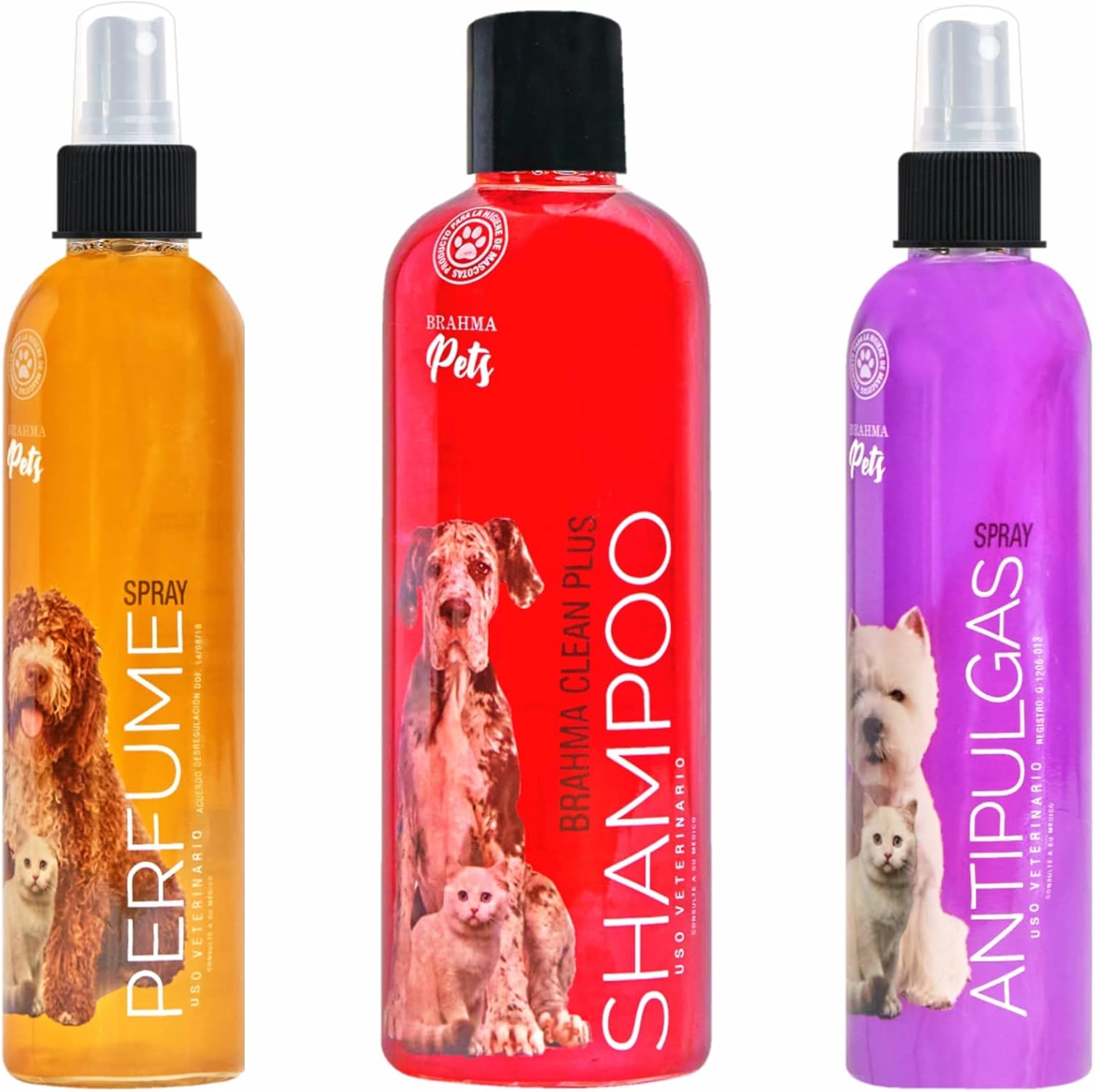 Brahma Pets Hygiene Kit (Shampoo, Flea, Perfume): Buy Online at Best