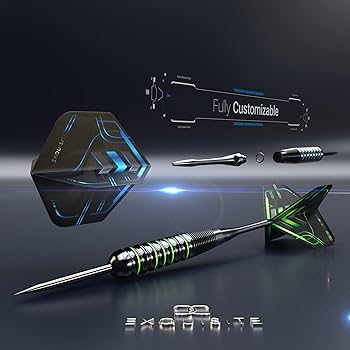 Amazon.co.jp: CC-EXQUISITE ダーツスチールチップセット 12本セット