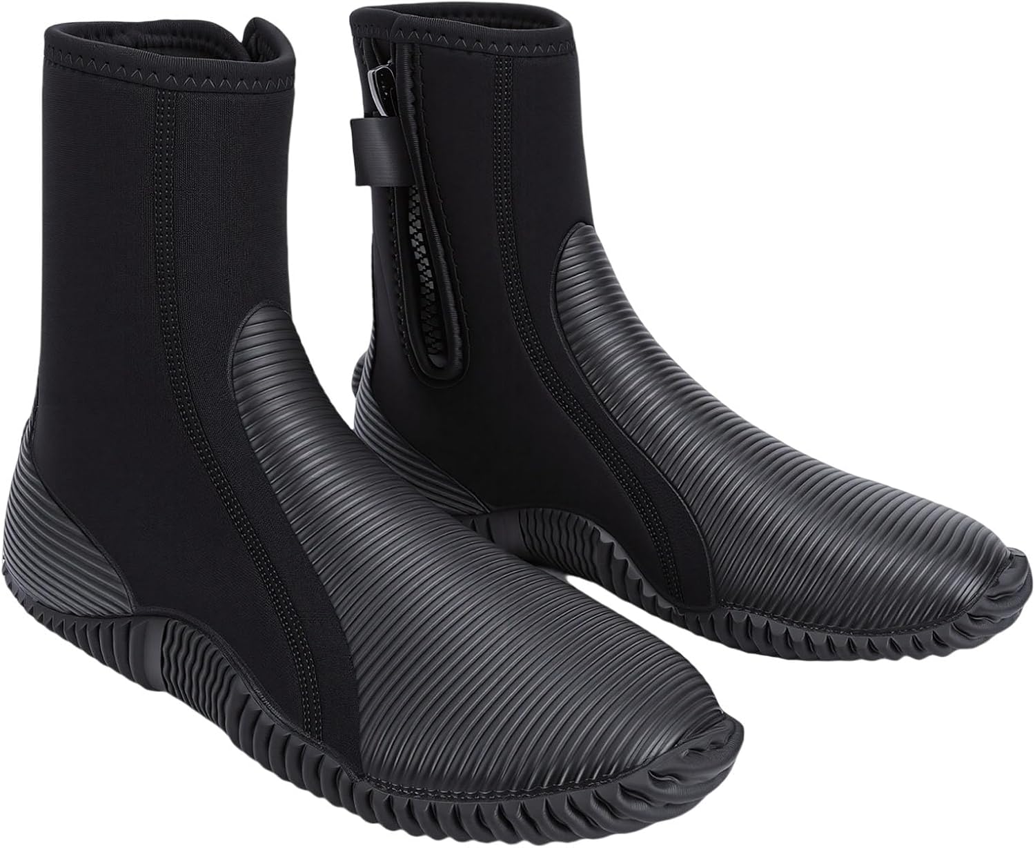 MAVIS LAVEN 5mm Neoprene Diving Boots, High Top Non Slip Sole Water Shoes for Men Women, with Thickened Reinforced Design, for Surfing Snorkeling Stream Tracing (Size 11)