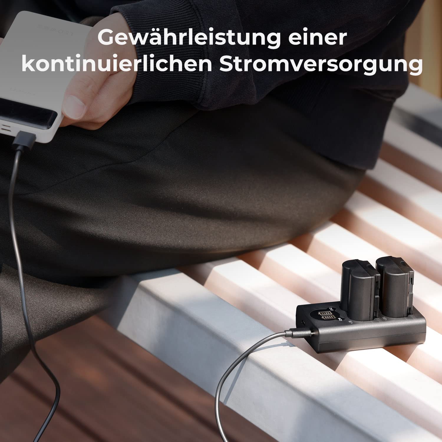 K&F CONCEPT NP-W235 Akku-Ladegerät-Set, Dual Slot NP-W235 Ladegerät für Fujifilm X-T5, X-T4, GFX 100S, X-H2S, für Fuji GFX 50S II, VG-XT4, (2 x 2200mAh Batterien, Zwei Ladeanschlüsse)