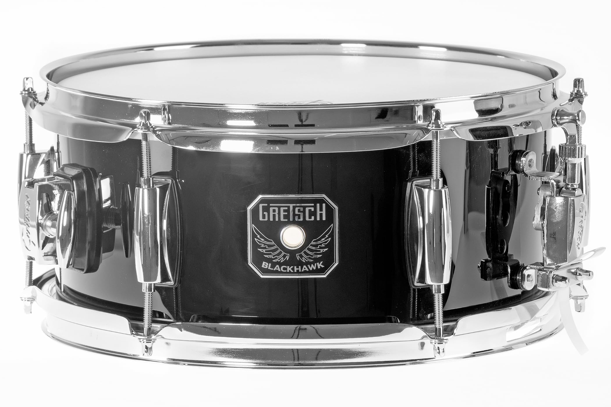 Gretsch SD Snare Drum - Black Hawk Mighty Mini - Full Range - fusto in pioppo a 7 strati - hardware cromata - nero - 12"x5,5" - BH-5512-BK