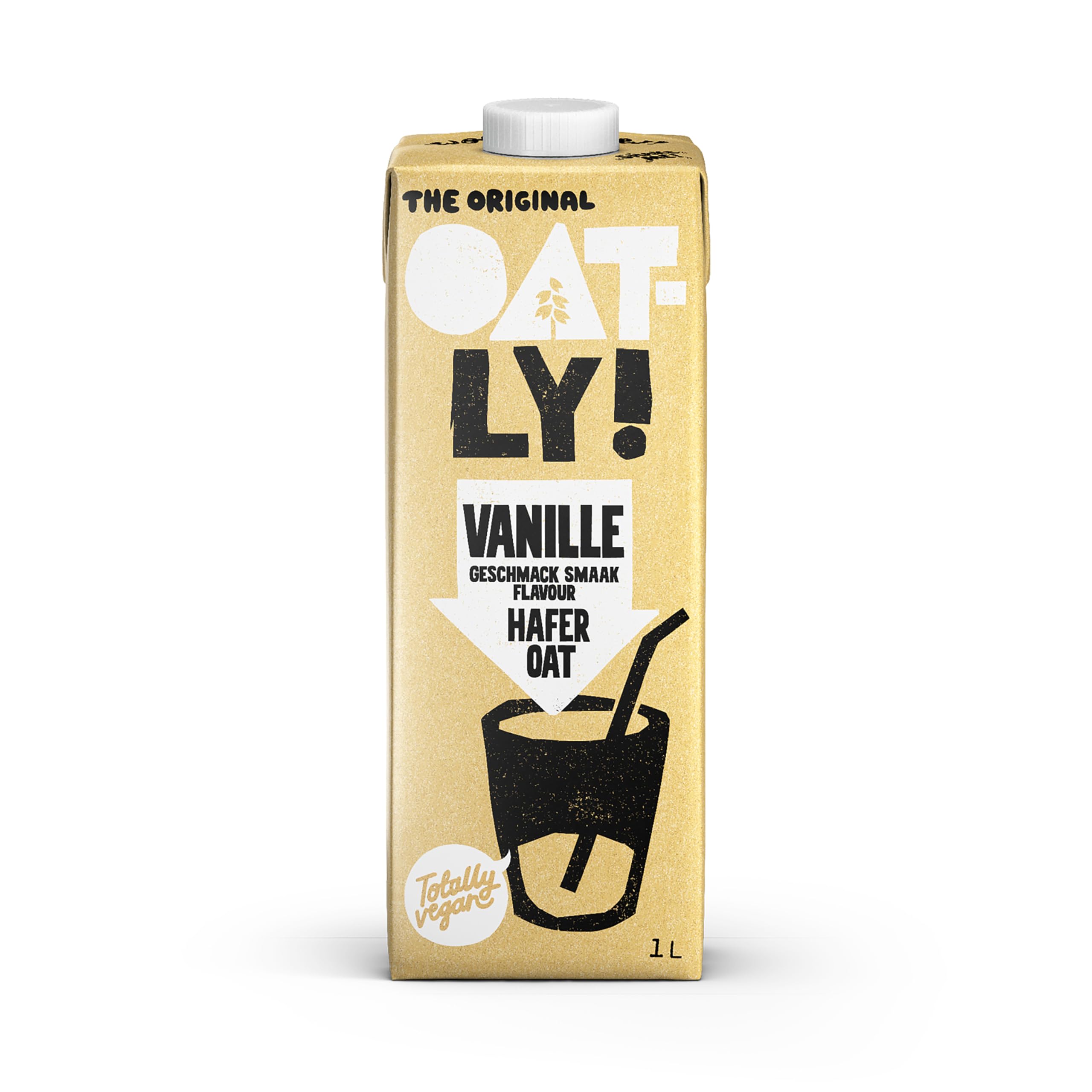 Oatly - Vanilla Oat Milk Drink Dairy Free - Plant Based Vegan Oatmilk Drink - 1 literOatly - Vanilla Oat Milk Drink Dairy Free - Plant Ba…