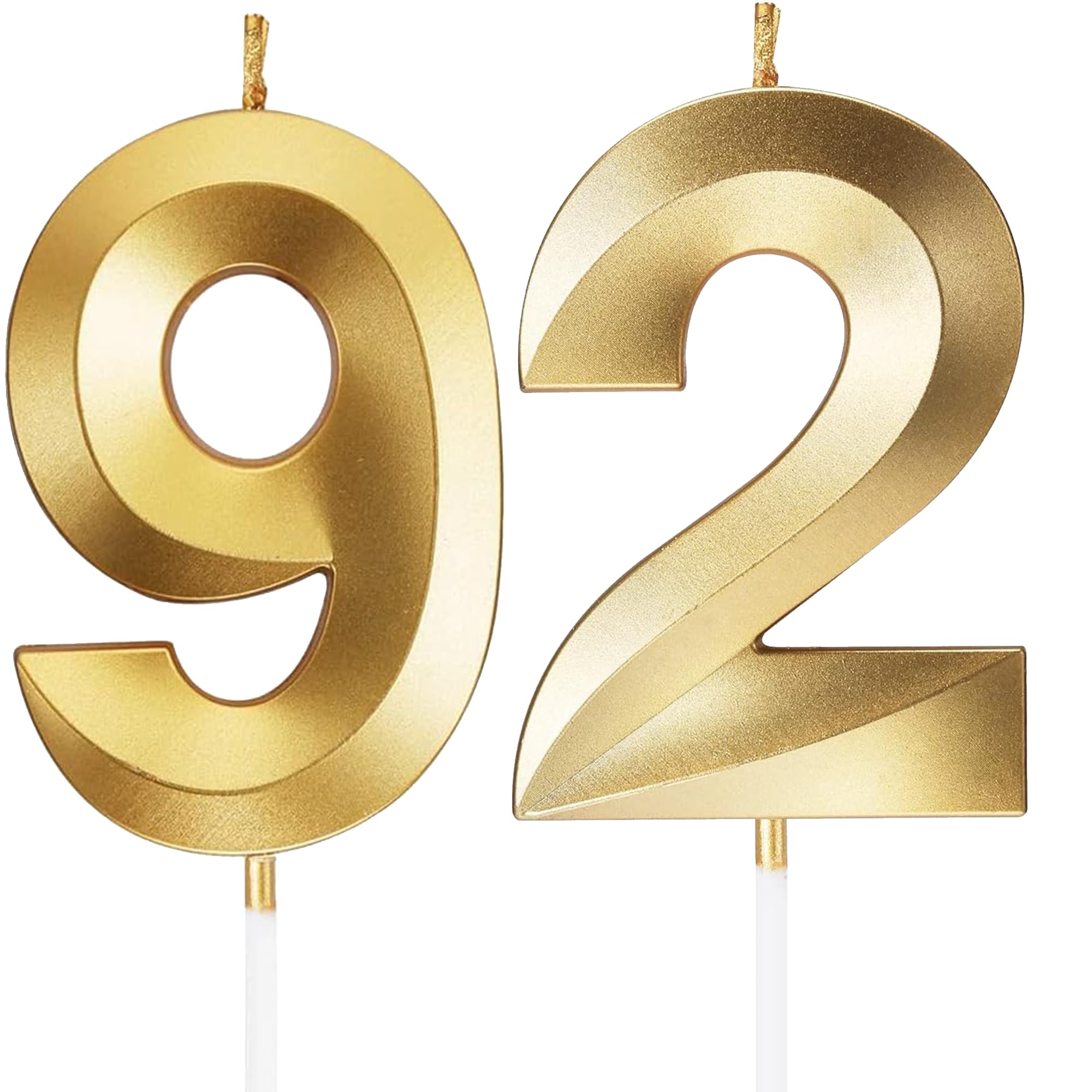 Birthday Candles Number Candles Age Year for Cakes Happy Birthday 3D Designed Wedding Anniversary Party Cake Topper Decorations