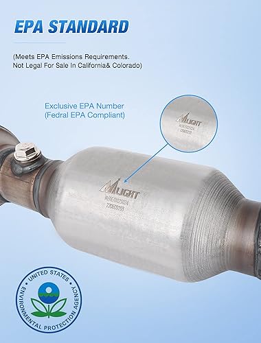 Vista 16 de Nilight Catalizador para Hyundai Accent 2012-2017/Hyundai Veloster 2012-2017/Kia Rio 2012-2014/Kia Soul 2012 2013 2014 2015 2016 (estándar EPA)