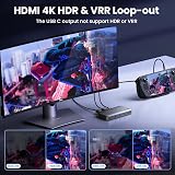 UGREEN Video Capture Card HDMI to USB C Streaming Device 4K@60Hz HDR VRR Passthrough 1080P@120/240fps Record Compatible with PS5/4 Xbox Series X/S Switch DSLR Camera iPad Pro MacBook Laptop PC Quest 3 - 4