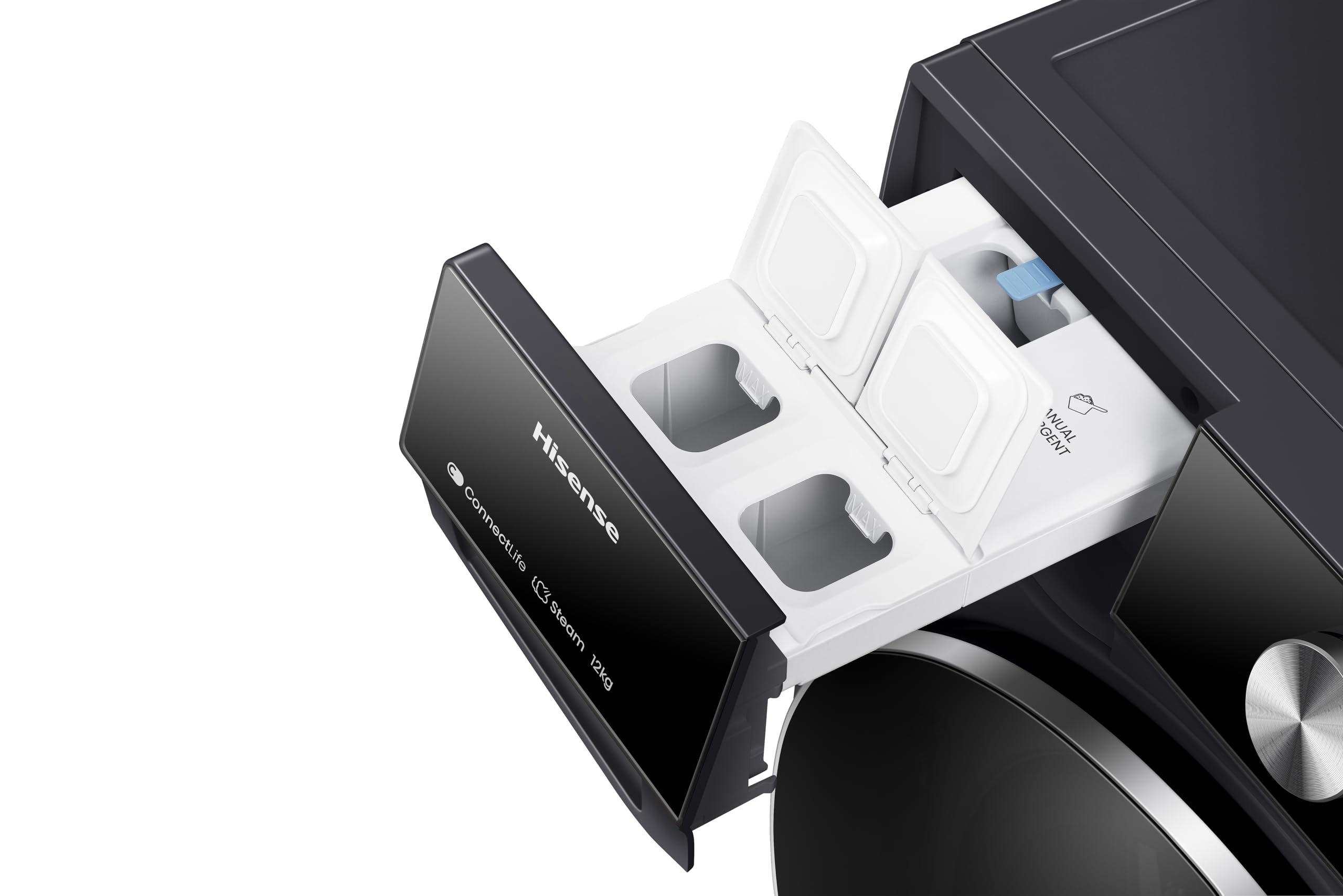 Lavatrice Hisense 20012513 WF7S1247BB Black