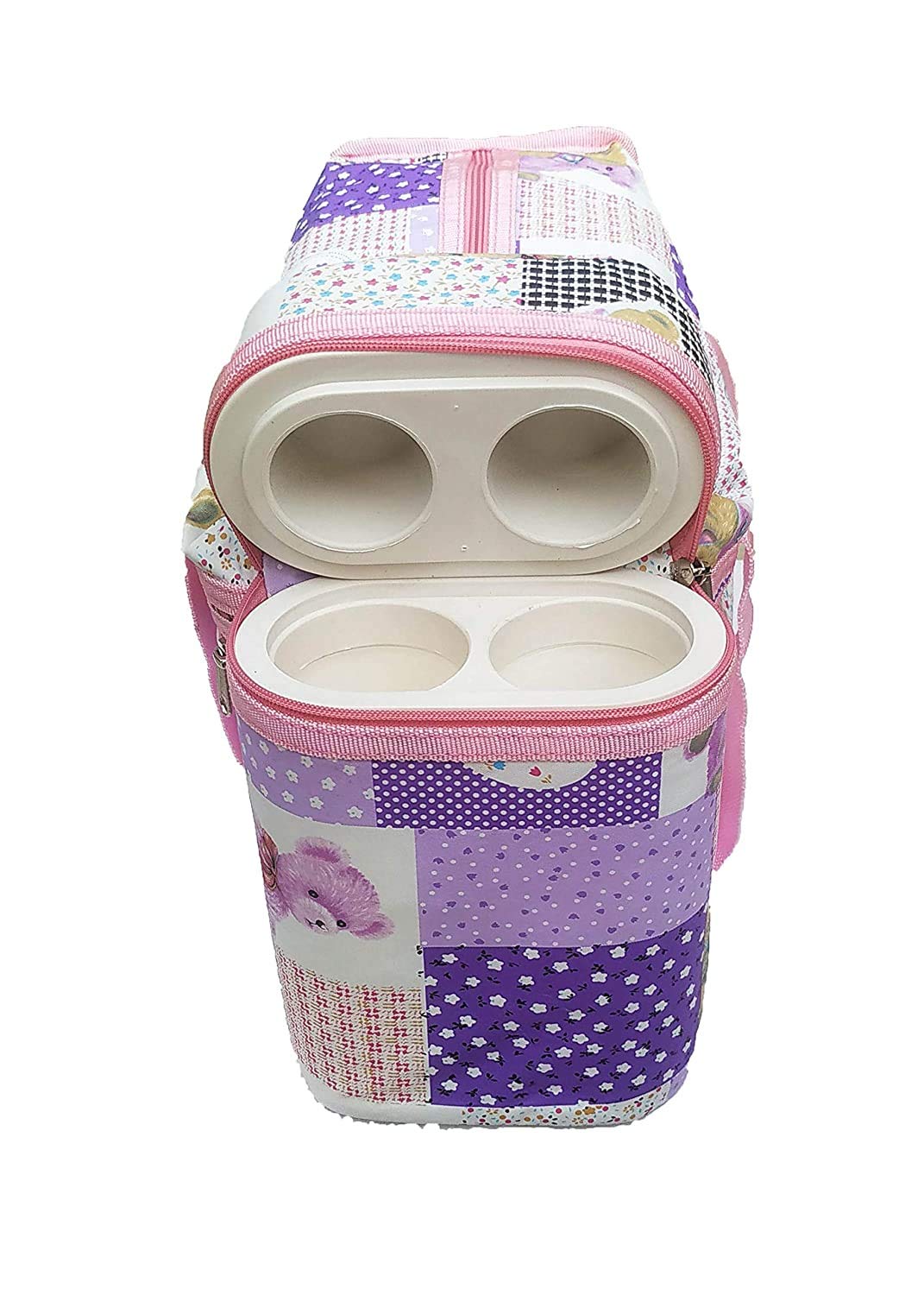 Newborn Baby Multipurpose Mother Bag with Holder (Light Blue)-image-29