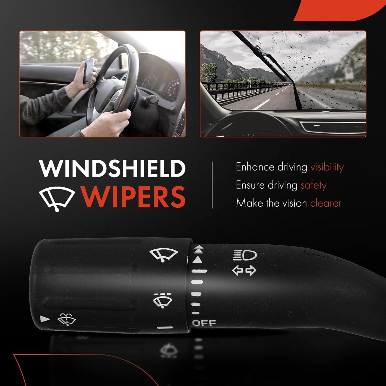 A-Premium Multifunction Switch Turn Signal Switch Compatible with Ford Mustang 2010 2011 2012 2013 2014