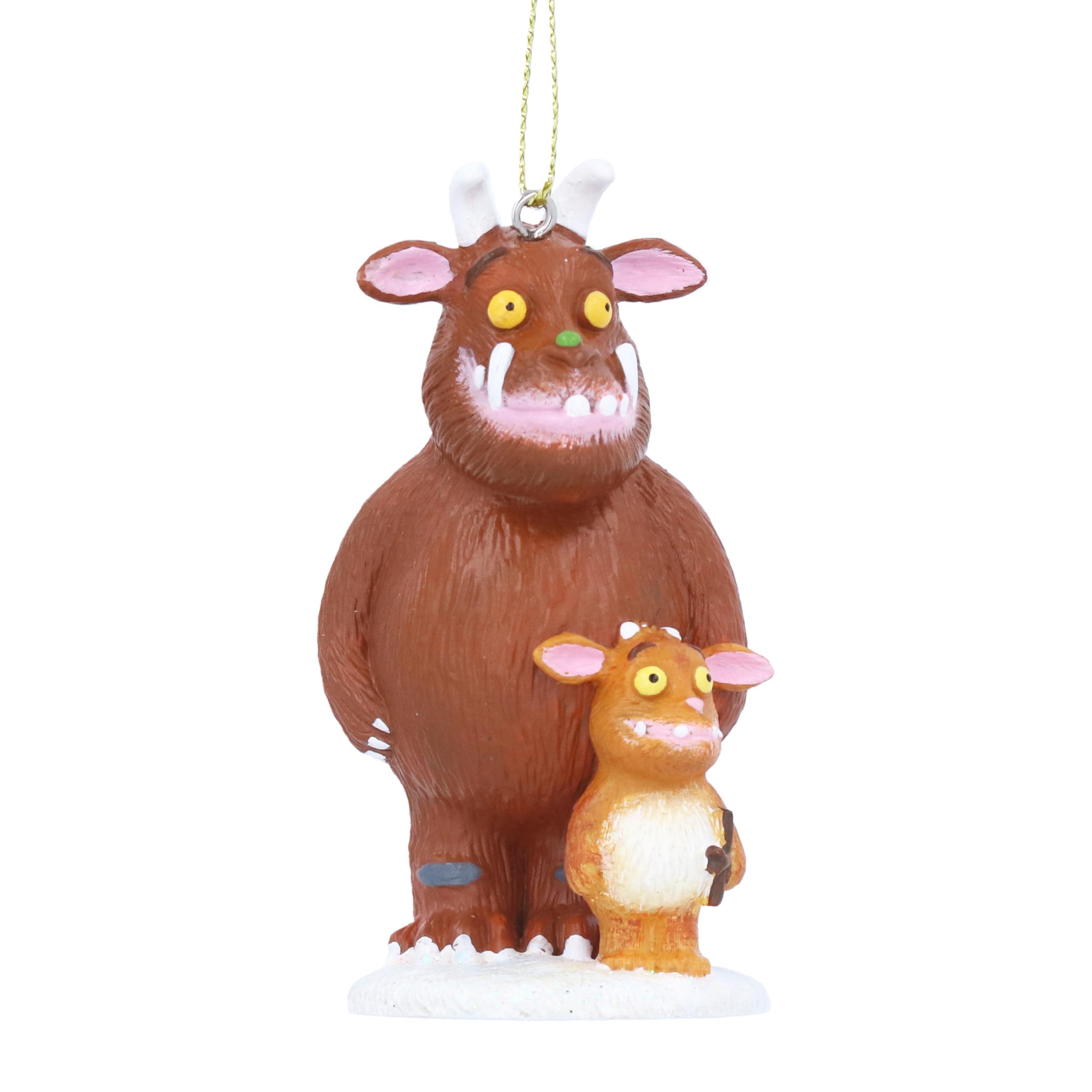 Gisela Graham Gruffalo and Child Hanging Christmas Tree Decoration, Resin