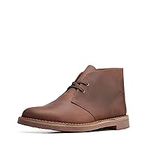 Clarks Bushacre 3, Stivali Uomo, Pelle Marrone Scuro, 45 EU Larga