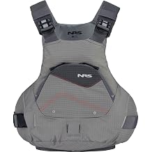 NRS Ionic Life Jacket for Adults - Coast Guard Approved PFD for Kayaking, Fishing and Boating - Thin Lightweight Adjustable Kayak Life Vest