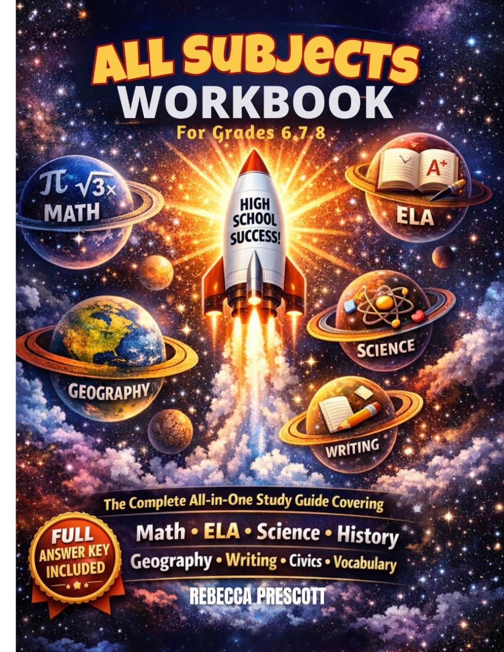 All Subjects Workbook For Grades 6-8: The Complete All-in-One Study ...