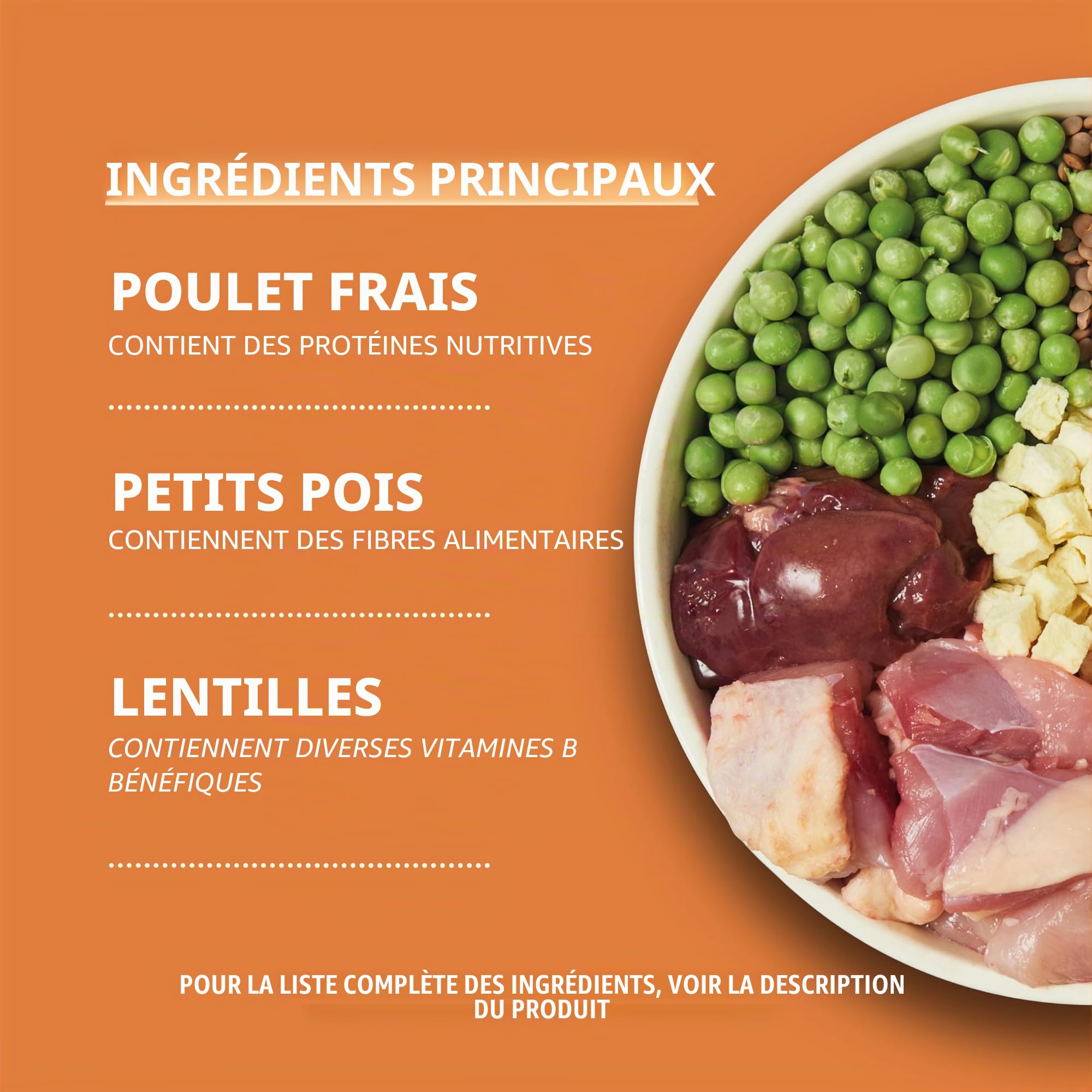 Lily’s Kitchen Fabriqué à partir d’ingrédients naturels Adulte Petite Race Aliments secs pour Chiens Poulet et Canard Recette sans céréales 2.5kg