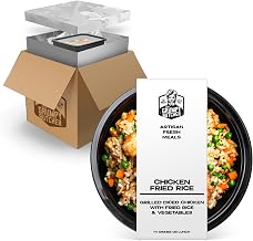 Grumpy Butcher Chef-Crafted Gourmet Meals - Chicken Fried Rice, 6-pack (10 oz each) - Asian Food Prepared Meals & Entrees