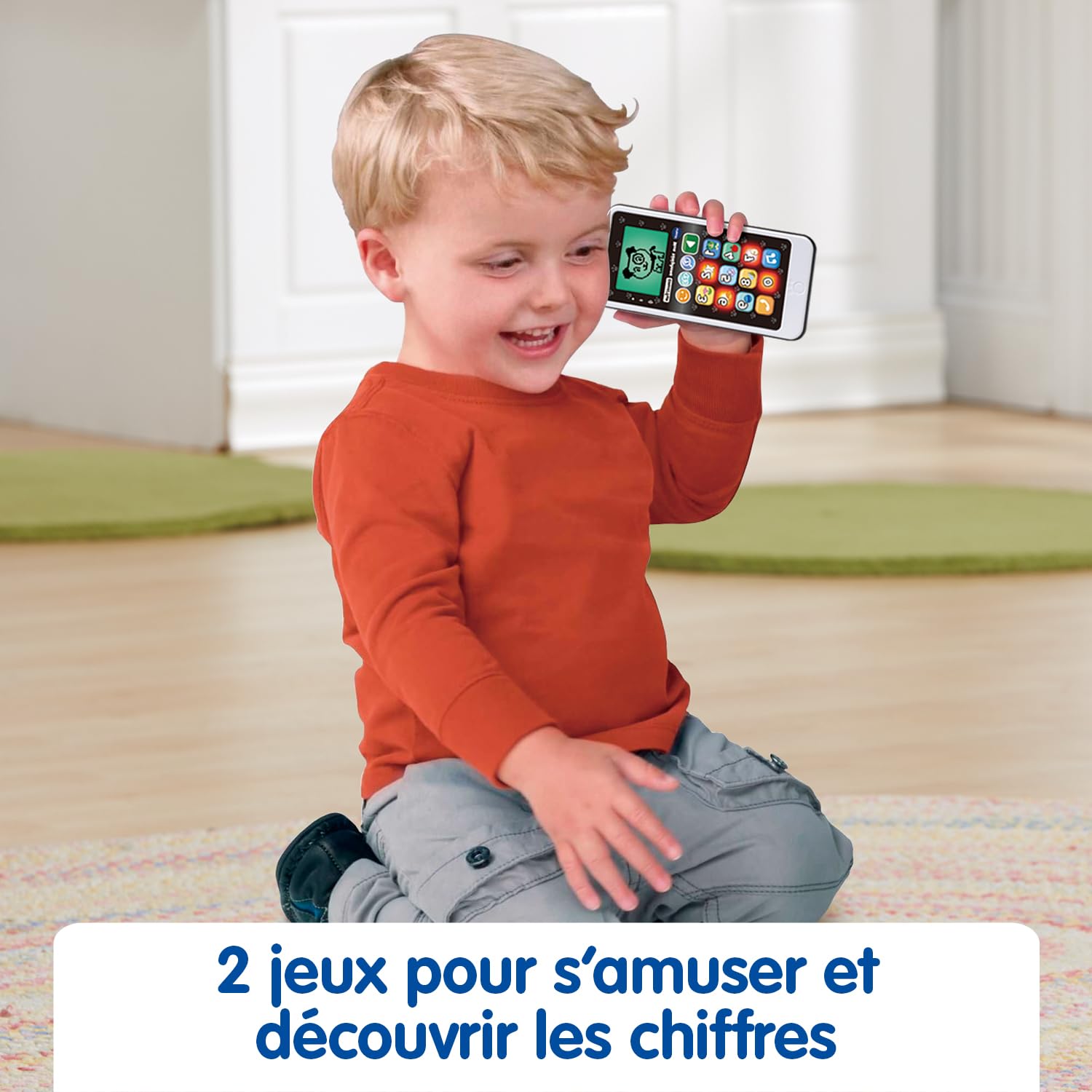 VTech Mon téléphone émoti'fun noir & blanc | Jeux VTech Mon téléphone émoti'fun noir & blanc | Jeux
