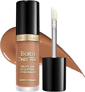 Too Faced Born This Way Super Coverage Multi-Use Concealer | Full Coverage, Non-Comedogenic, Oil Free + Long Lasting Concealer | Hyaluronic Acid, Coconut Water + Alpine Rose