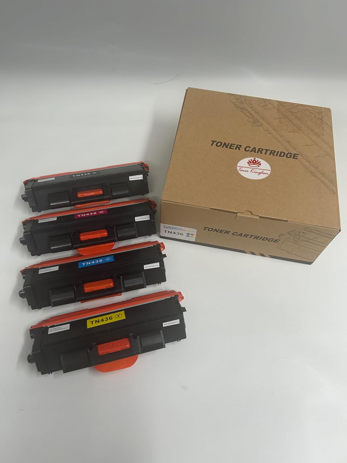 Toner Kingdom 436 Toner Cartridge Compatible with 436 (CF360A-CF363A, with Chip) for Color LaserJet Enterprise M553 M553dn M553n M553x M552 M577 Series Printers