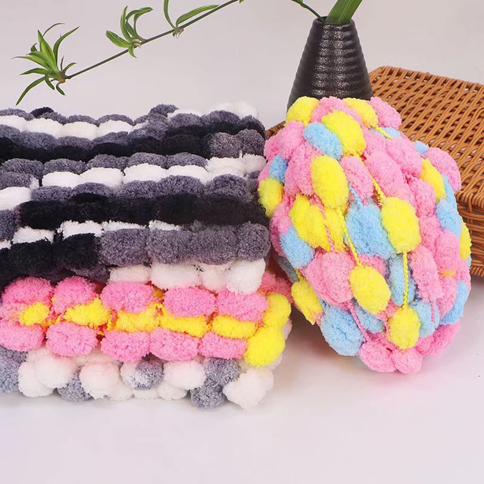 KID 0001 – Confezione Da 100 Pompon In Cotone, Colori E Misure Assortite (7, 10, 20, 25 Mm), Per Lavoretti Creativi E Modellismo