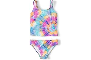 The Children's Place Girls' Plus Size 2-Piece Tankini Swimsuit for Big Girls Size 18-20