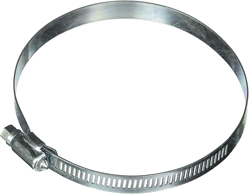 Dundas Jafine MC4ZW - Abrazadera de engranaje helicoidal resistente, para uso con conductos de aluminio semirrígidos, paquete de 1, 8.75