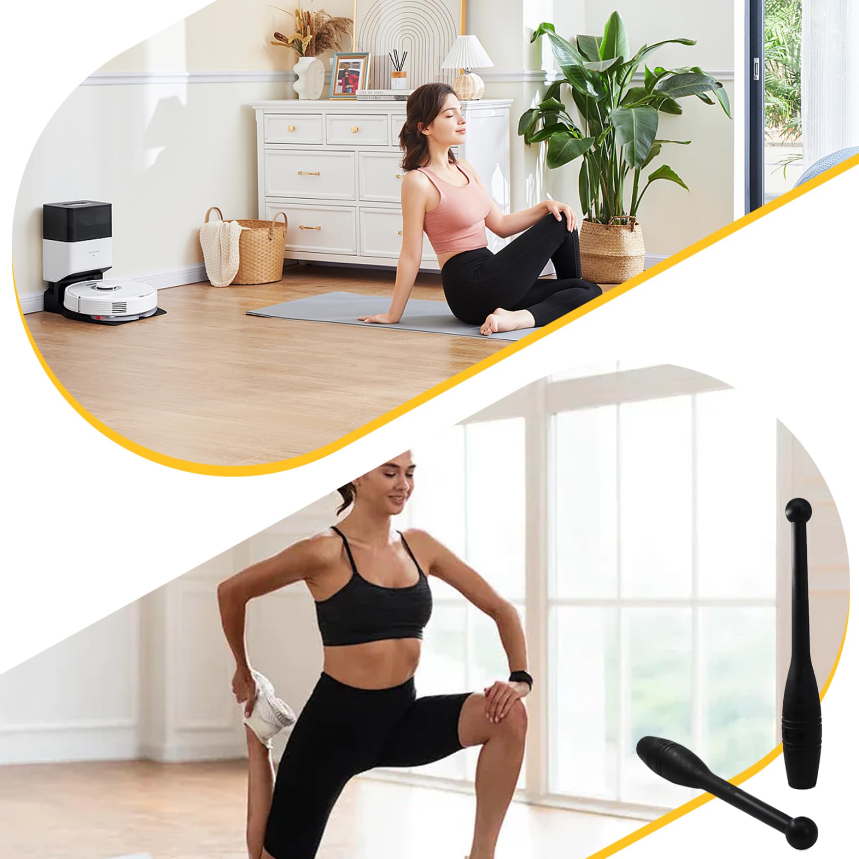 2pcs Clubs Indiens 1 LB Entraînement Mace Club Pondéré Réutilisable Pour Exercice Des Barres Pondérées Serrées Fitness, Entraînement Des Machines Du Haut Du Corps