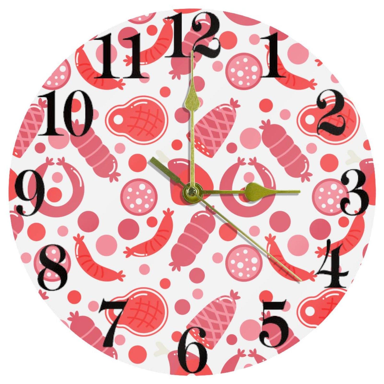 Horloge murale à quartz silencieuse pour éliminer les bruits de tic-tac agaçants
