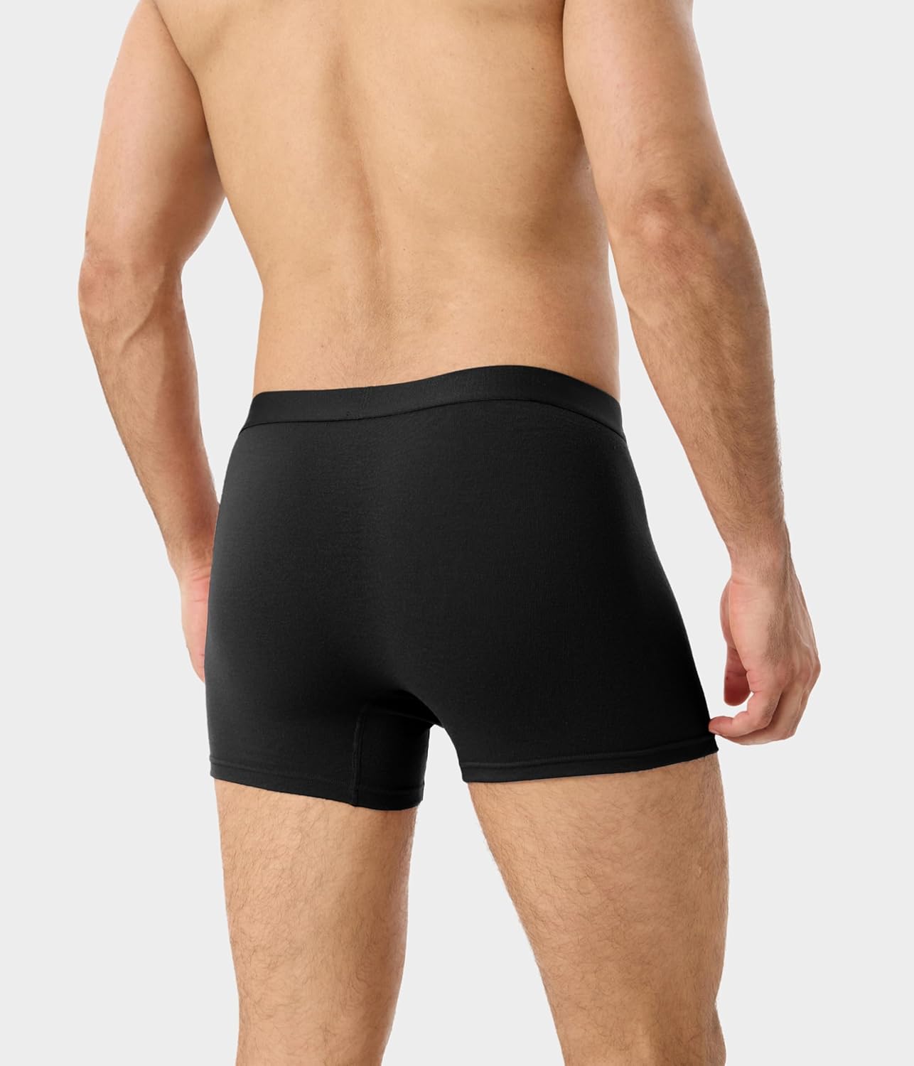 JODUCE 3 Pack Mens Merino Wool Boxer Briefs, Breathable Wool Underwear for Men, Comfortable Moisture Wicking Boxers Shorts - Image 2