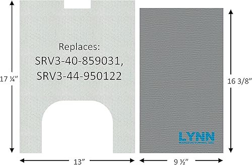 Miniatura 2 de Lynn Manufacturing Kit de placa refractaria y manta de repuesto Vermont Castings, Aspen C3, SRV3-40-859031, SRV3-44-950122, 2391C